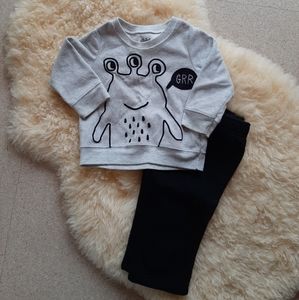 12 mo Soft & Cozy ALIEN👽Outfit